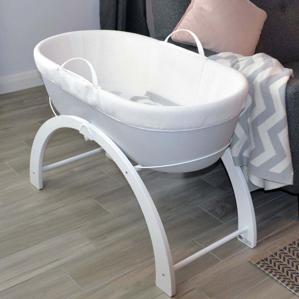 Moses Basket and Stand Shnuggle Dreami Baby Sleeper Taupe Base (Copy) The Little Baby Brand The Little Baby Brand