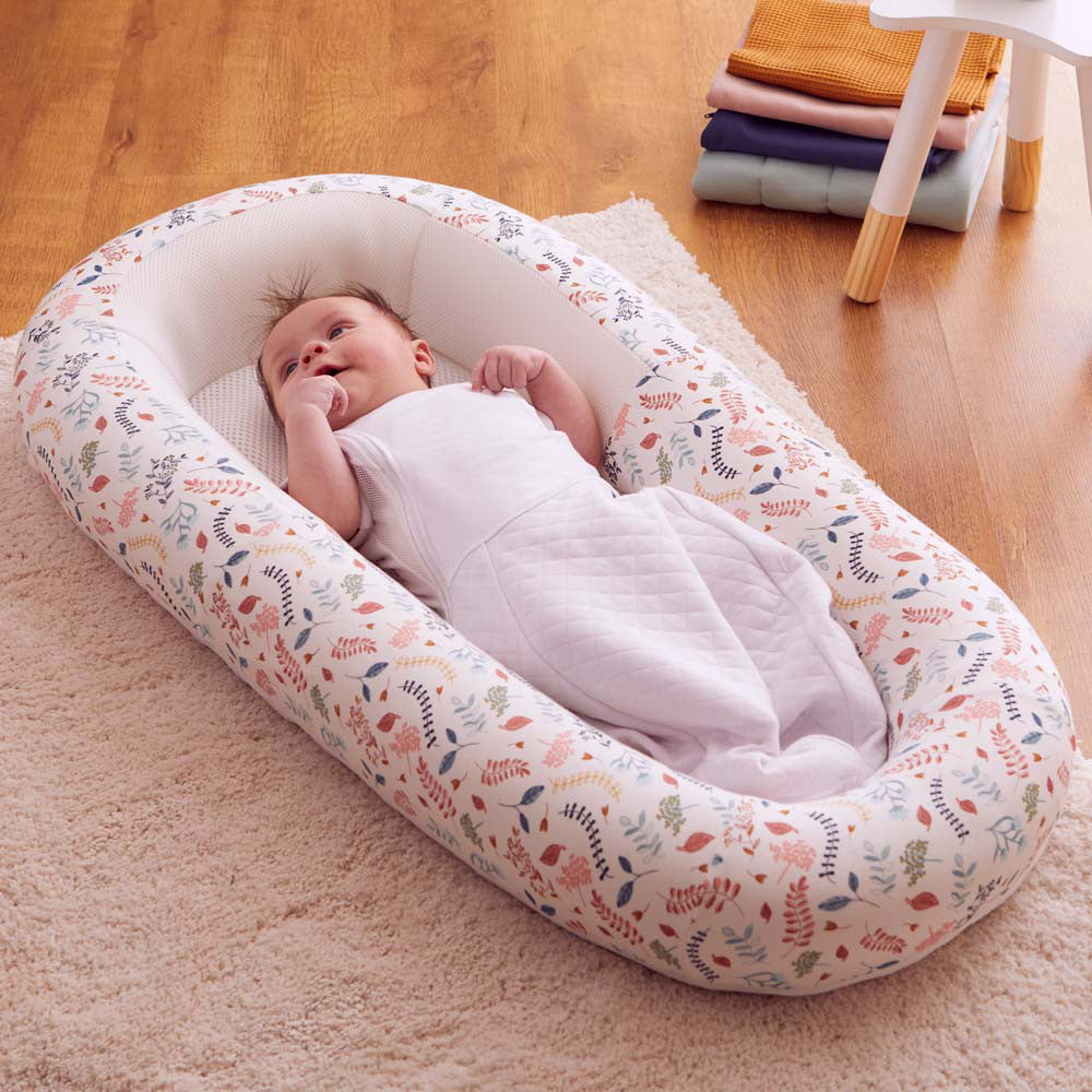 baby nest Purflo Sleeptight Baby Bed Botanical The Little Baby Brand The Little Baby Brand