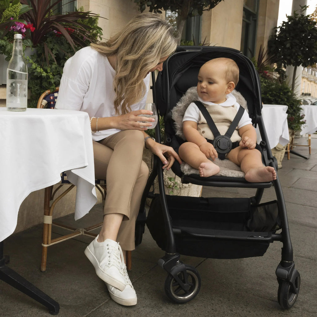 Sheepskin Pram Liner Baby Sheepskin Snuggler Pramliner - Taupe The Little Baby Brand The Little Baby Brand