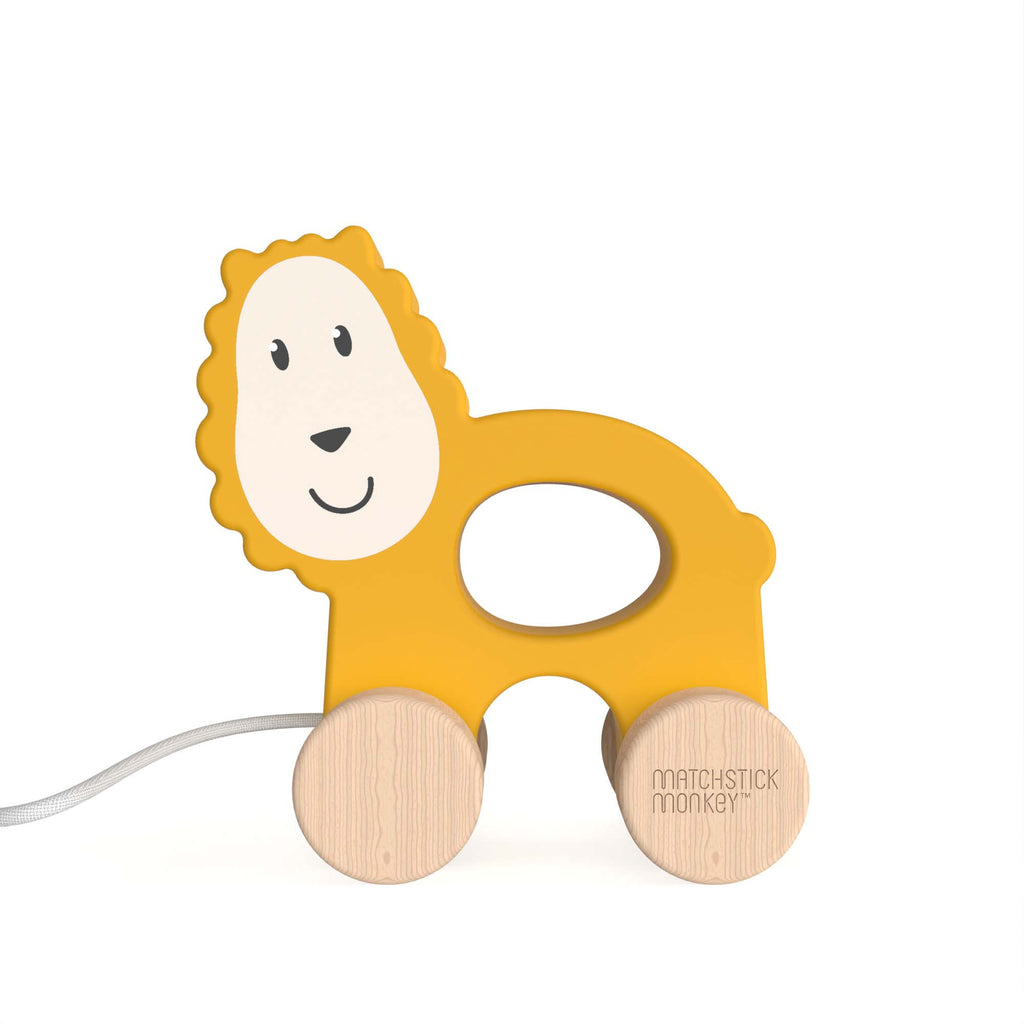  Matchstick Monkey Playtime Pull Along Animal Lion The Little Baby Brand The Little Baby Brand