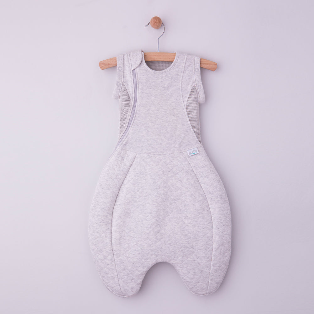 Baby Sleeping Bag Purflo Swaddle To Sleep Bag 2.5 Tog Minimal - Grey 0-4M The Little Baby Brand The Little Baby Brand