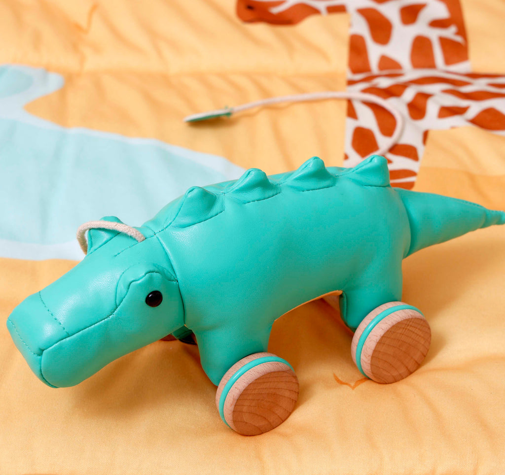 pull along toy Little Big Friends Pull Along - Achille The Crocodile The Little Baby Brand The Little Baby Brand