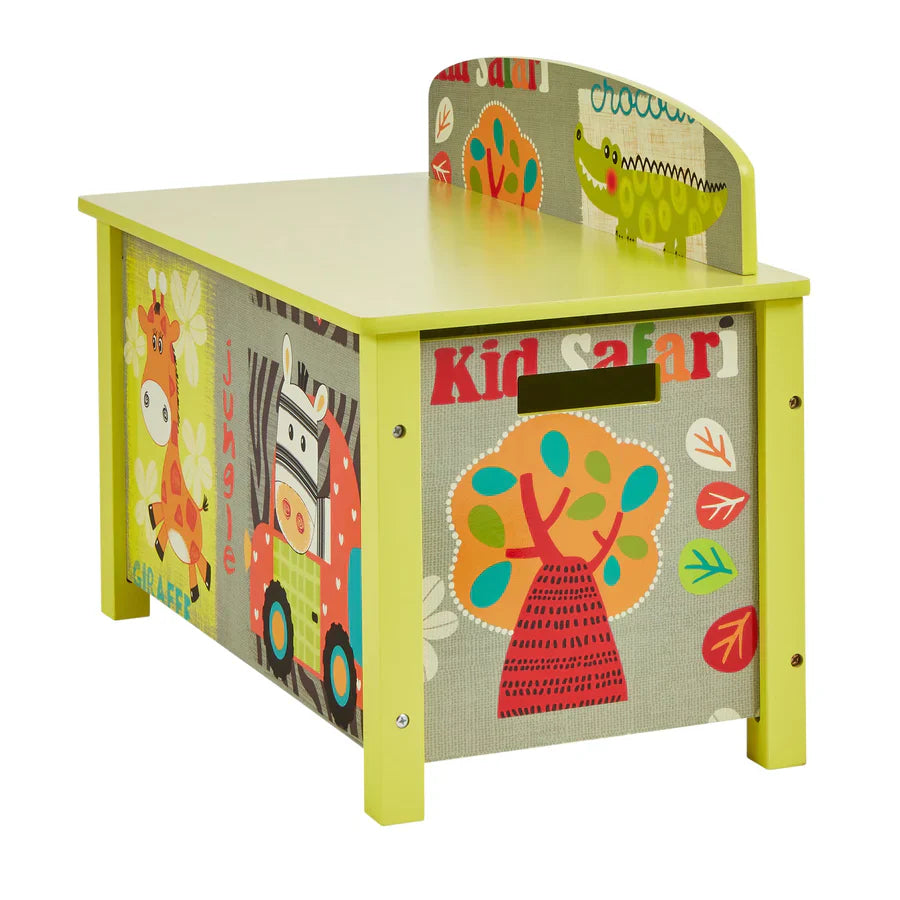 Wooden Toy Box Wooden Safari Animal Green Toy Box Liberty House Toys The Little Baby Brand