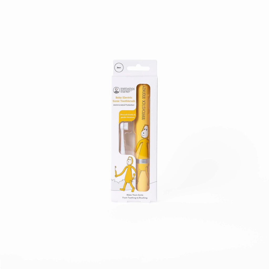 Matchstick Monkey Baby Electric Sonic Toothbrush - Lion The Little Baby Brand The Little Baby Brand