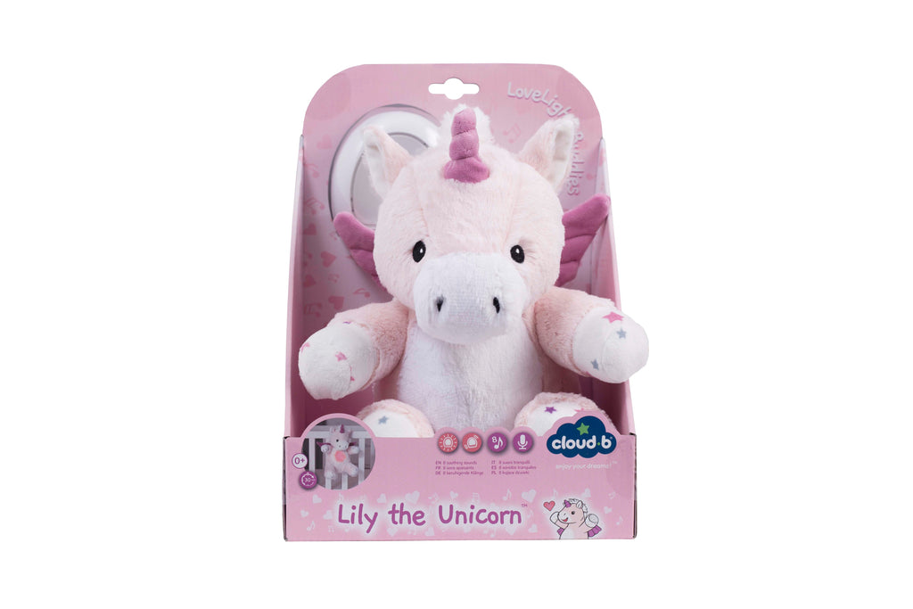 Baby Comforter Cloud-B Multisensory - Lovelight Lily Unicorn Baby Soothing Teddy The Little Baby Brand The Little Baby Brand