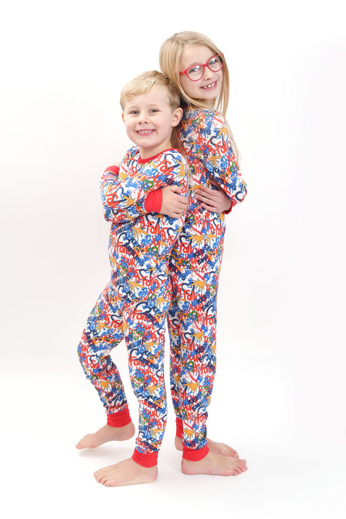 bamboo wear Graffiti Galore - Children's Bamboo Playjay Pyjamas Elivia James The Little Baby Brand