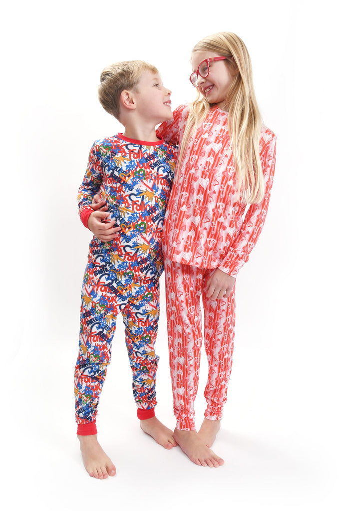 bamboo wear Valentines Heart - Children's Bamboo Playjay Pyjamas Elivia James The Little Baby Brand