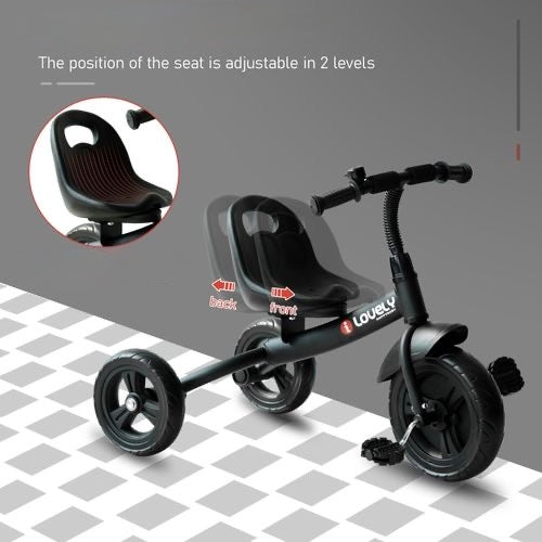 toddler trike Toddler Tricycle - Black Unbranded The Little Baby Brand