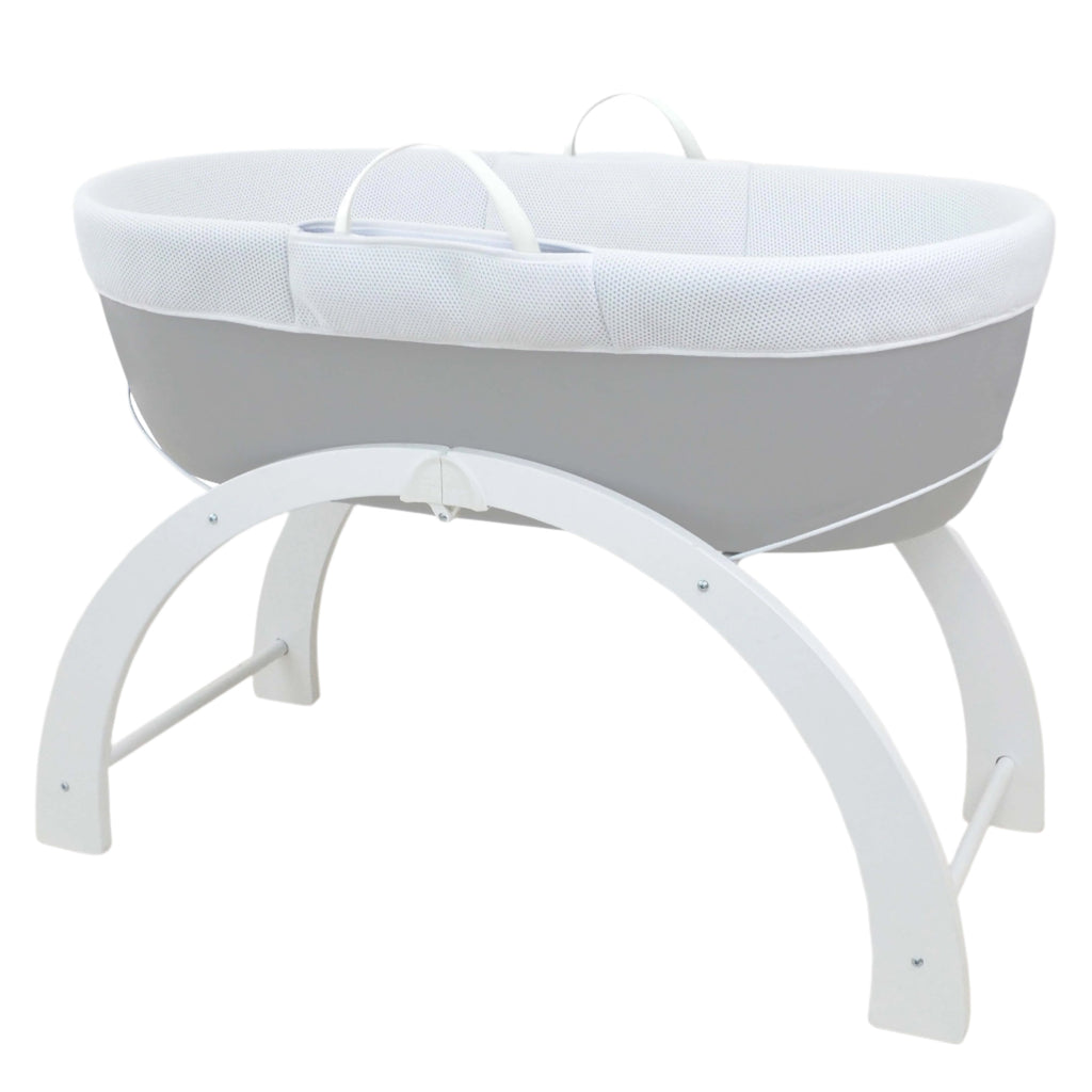 Moses Basket and Stand Shnuggle Dreami Baby Sleeper Taupe Base (Copy) The Little Baby Brand The Little Baby Brand