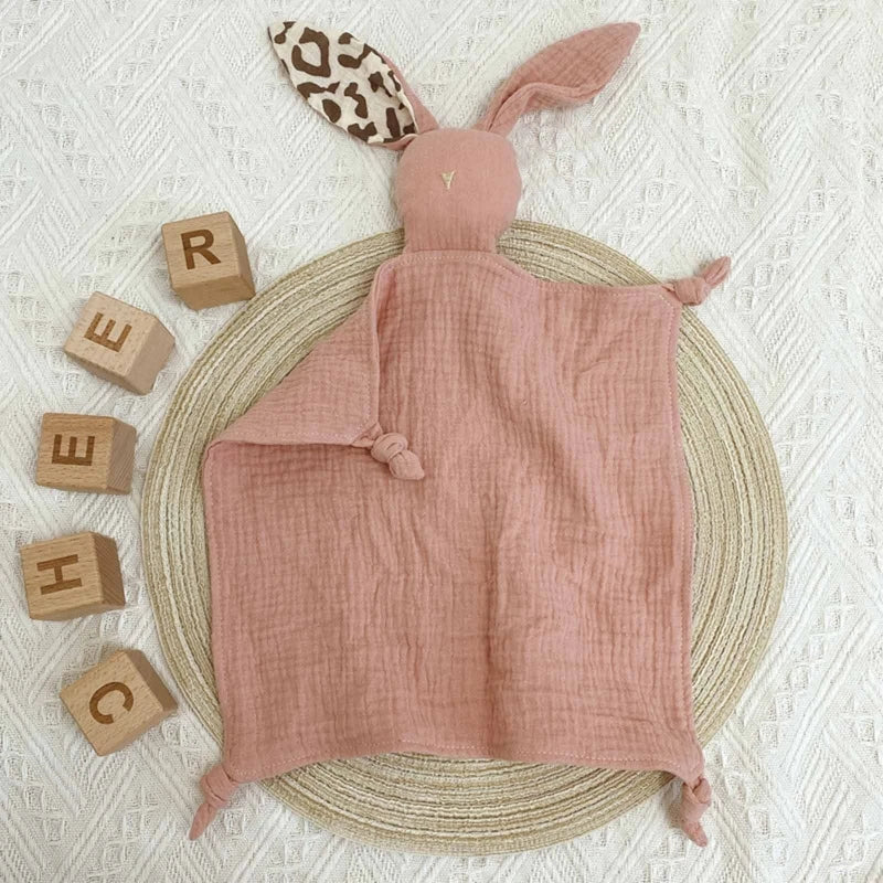 2024 New Baby Security Blanket Soothe Appease Towel Soft Animal Rabbit Doll Teething Bib Infants Comfort Sleeping Nursing Toy The Little Baby Brand The Little Baby Brand