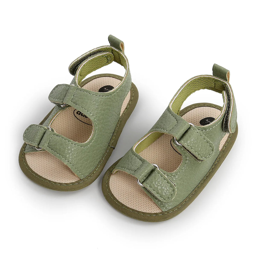 New Baby Sandals Baby Shoes Baby Boy Girl Sandals PU Soft Bottom Sole Anti-Slip Infant First Walker Crib Shoes Newborn Moccasins The Little Baby Brand The Little Baby Brand