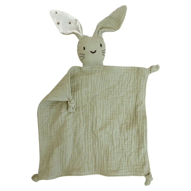 2024 New Baby Security Blanket Soothe Appease Towel Soft Animal Rabbit Doll Teething Bib Infants Comfort Sleeping Nursing Toy The Little Baby Brand The Little Baby Brand