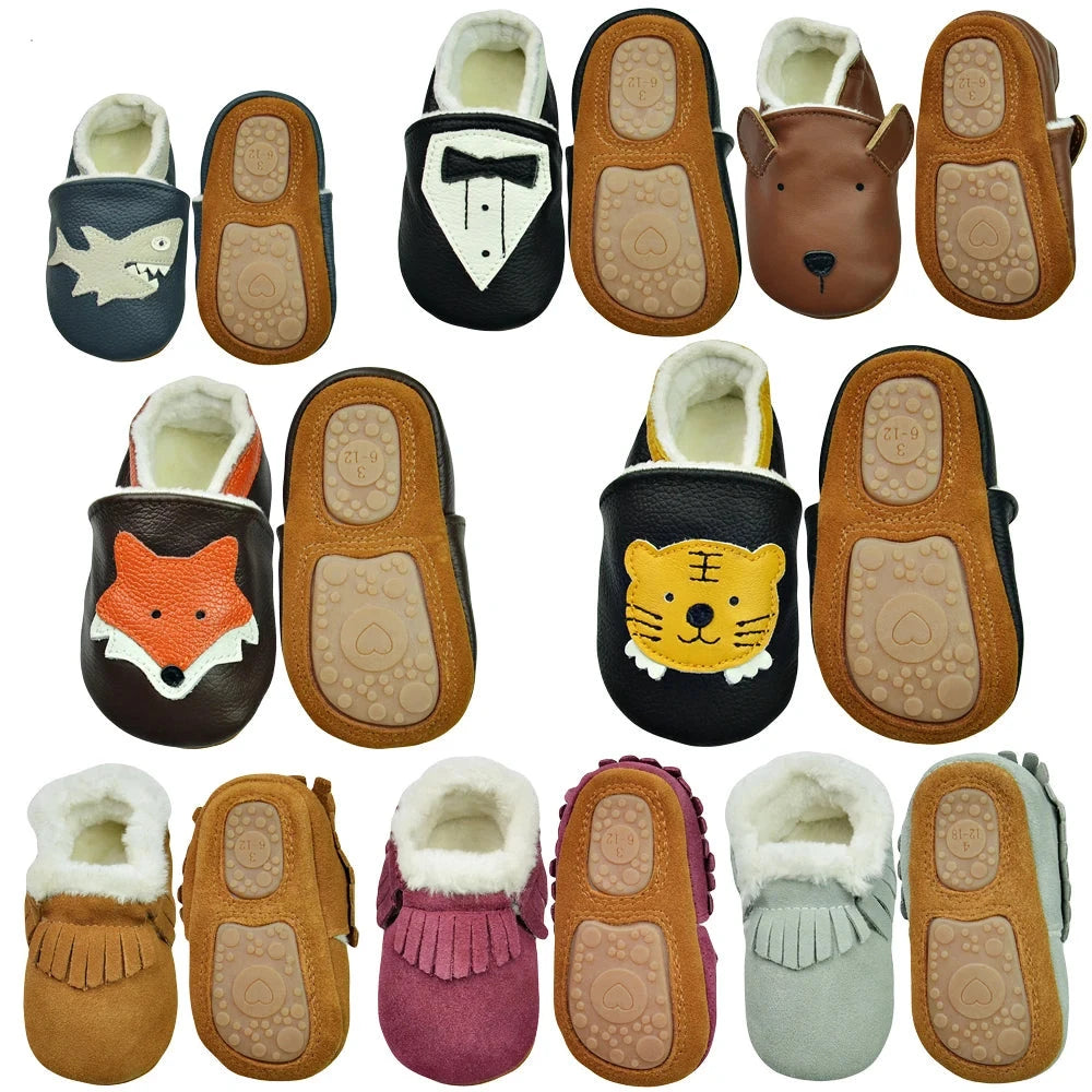 Baby shoes Soft Leather Baby Slip on Shoes (Copy) The Little Baby Brand The Little Baby Brand