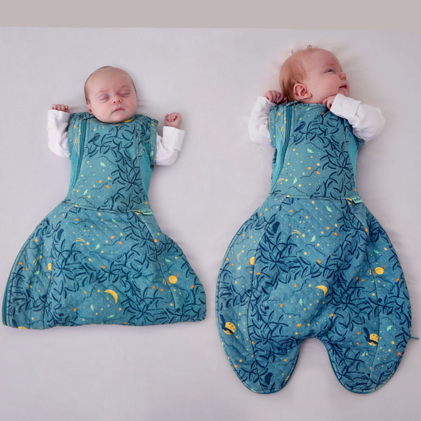  Purflo Swaddle To Sleep Bag 2.5Tog Stargazer Midnight 0-4M The Little Baby Brand The Little Baby Brand