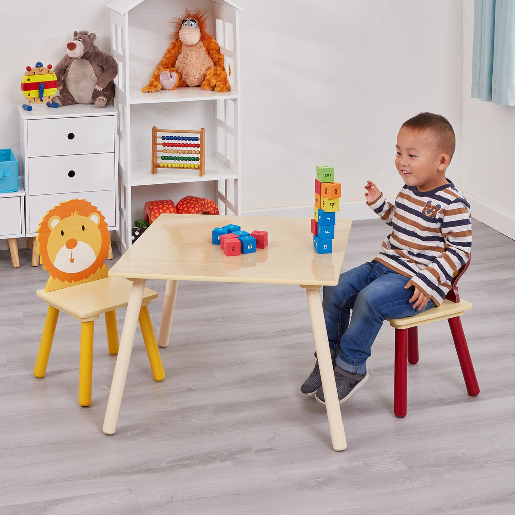 Nursery Liberty House Children's Wooden Jungle Table & Chairs Liberty House Toys The Little Baby Brand