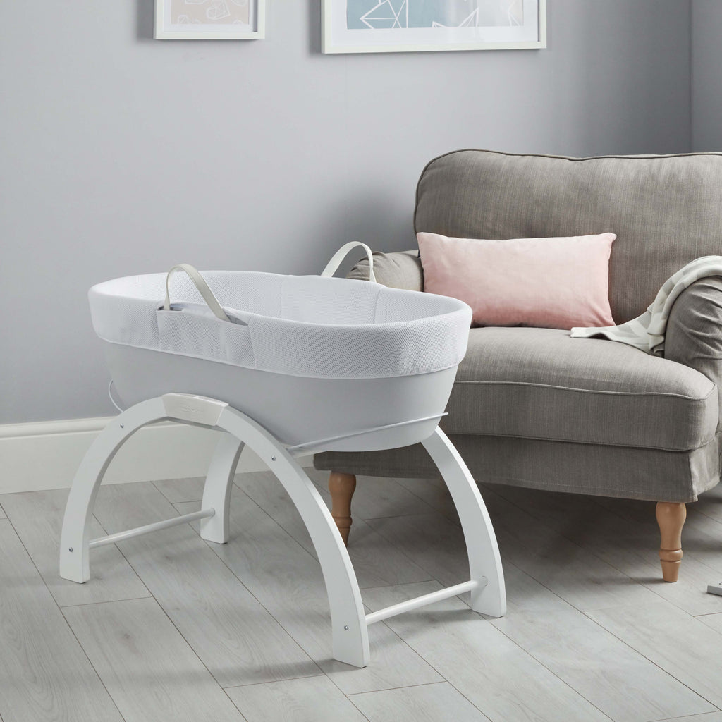 Moses Basket and Stand Shnuggle Dreami Baby Sleeper Taupe Base (Copy) The Little Baby Brand The Little Baby Brand