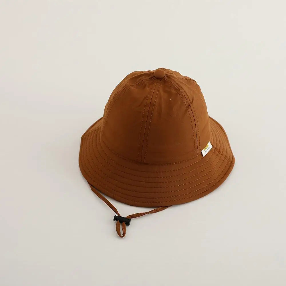 New Fashion Boy Infant Solid Fisherman's Hat Girl Baby Cotton Basin Cap Children Simple Casual Caps Kid Outdoor Sunscreen Hats The Little Baby Brand The Little Baby Brand