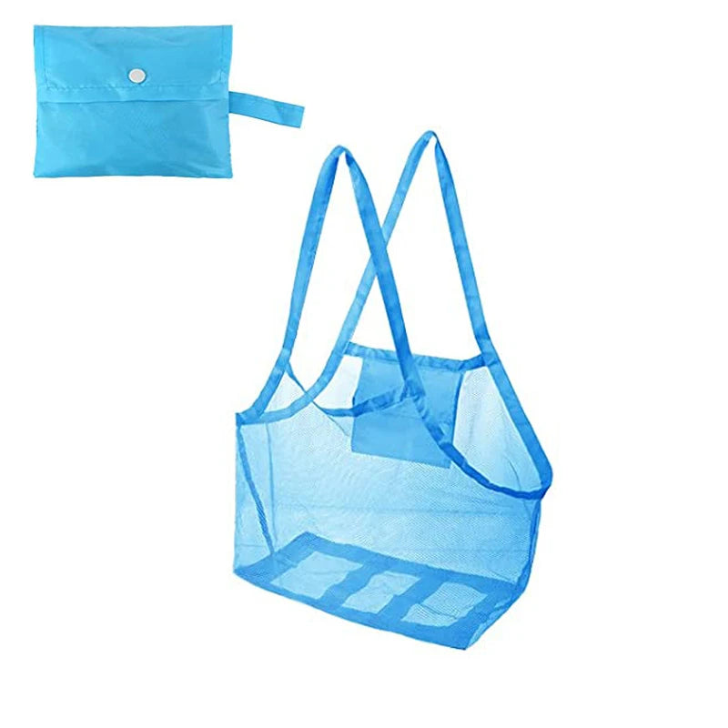 Children Sand Away Protable Mesh Bag Kids Toys Storage Bags Swimming Large Beach Bag for Towels Women Cosmetic Makeup Bag сумка The Little Baby Brand The Little Baby Brand