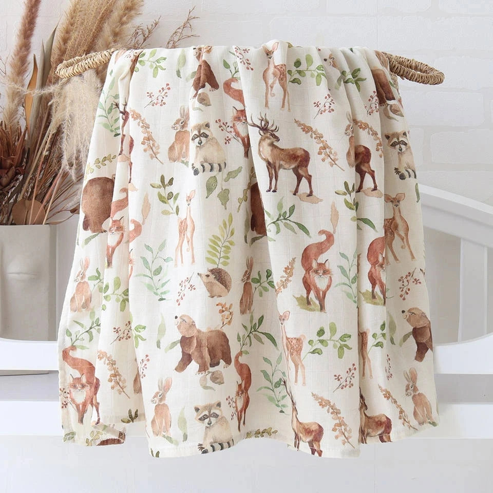 Muslin Swaddle Blanket Bamboo Muslin Swaddle Blanket. (Copy) The Little Baby Brand The Little Baby Brand