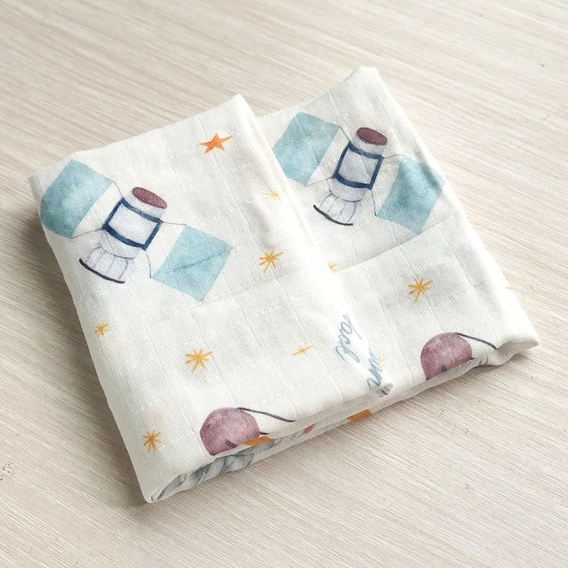 58x58cm Muslin cotton Baby Towels Scarf Swaddle bath Towel Newborns Handkerchief Bathing Feeding Face Washcloth Wipe The Little Baby Brand The Little Baby Brand