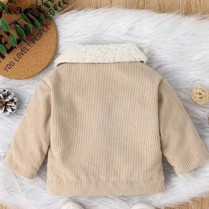 Winter Autumn Baby Coats Full Sleeve Think Warm Boy Girl Clothes Soild Pageant Handsome 2024 New Style Spring Infant Jacket Baby The Little Baby Brand The Little Baby Brand