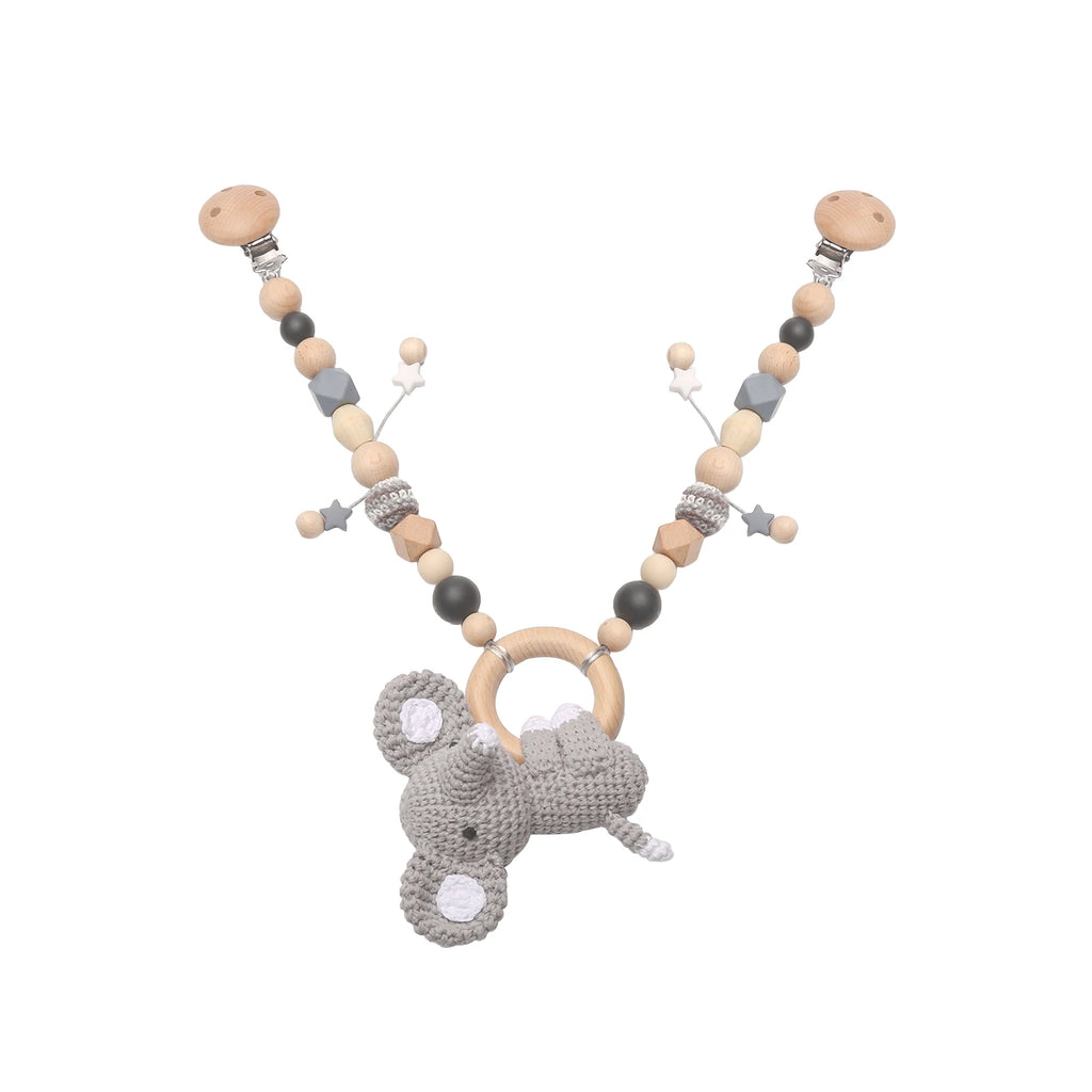 Baby Crochet Stroller Toys Wooden Hanging Ocean Stroller Teething Rattle Bell Animal Mobiles Gym Stroller Pendants Gifts Toys The Little Baby Brand The Little Baby Brand