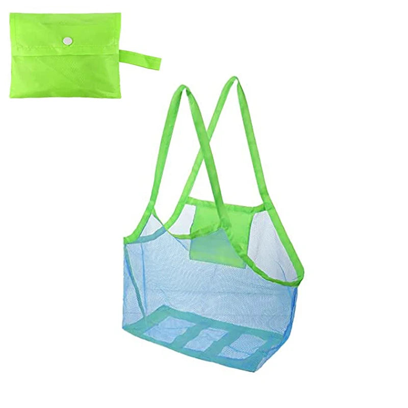 Children Sand Away Protable Mesh Bag Kids Toys Storage Bags Swimming Large Beach Bag for Towels Women Cosmetic Makeup Bag сумка The Little Baby Brand The Little Baby Brand