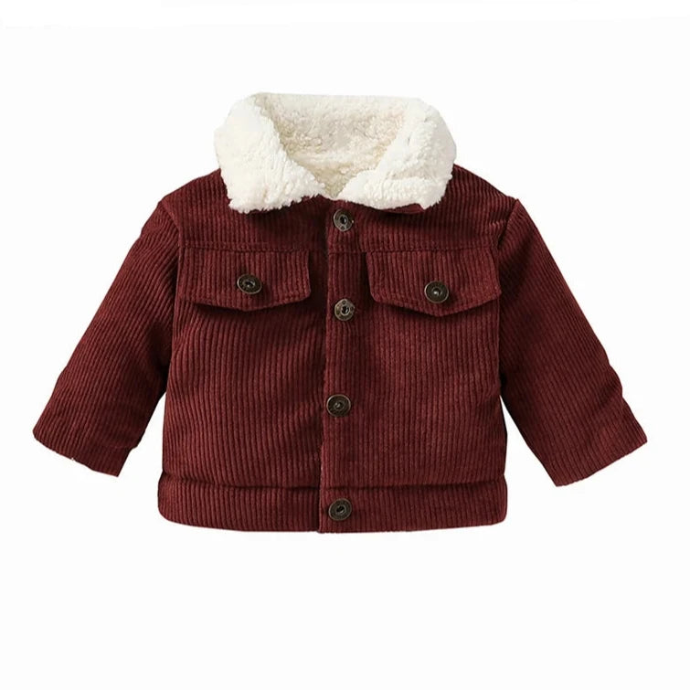 Winter Autumn Baby Coats Full Sleeve Think Warm Boy Girl Clothes Soild Pageant Handsome 2024 New Style Spring Infant Jacket Baby The Little Baby Brand The Little Baby Brand