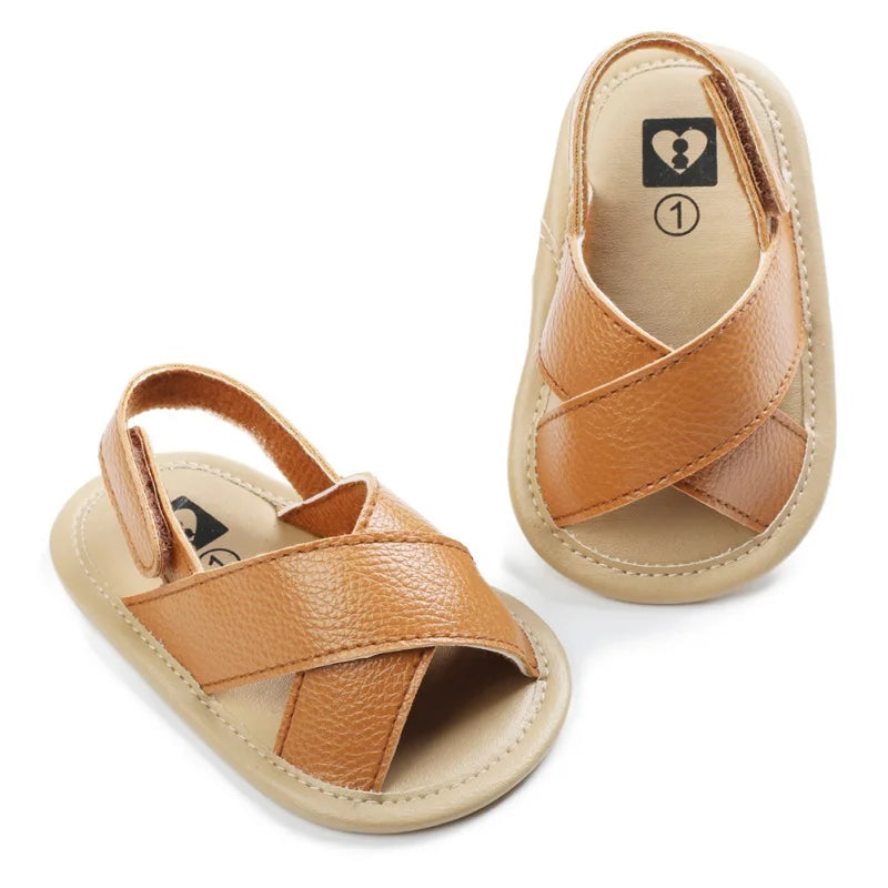 Summer Baby Boys Shoes Breathable Anti-Slip Shoes Tassel Design Sandals Toddler Soft Soled First Walkers The Little Baby Brand The Little Baby Brand