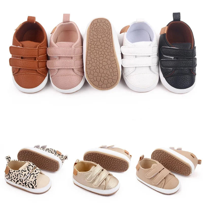 Baby Casual Sneaker Spring and Autumn Soft PU and TPR Sole Anti-slip High Quality Hot Selling 2023 New Fashion for Toddler 0-12M The Little Baby Brand The Little Baby Brand