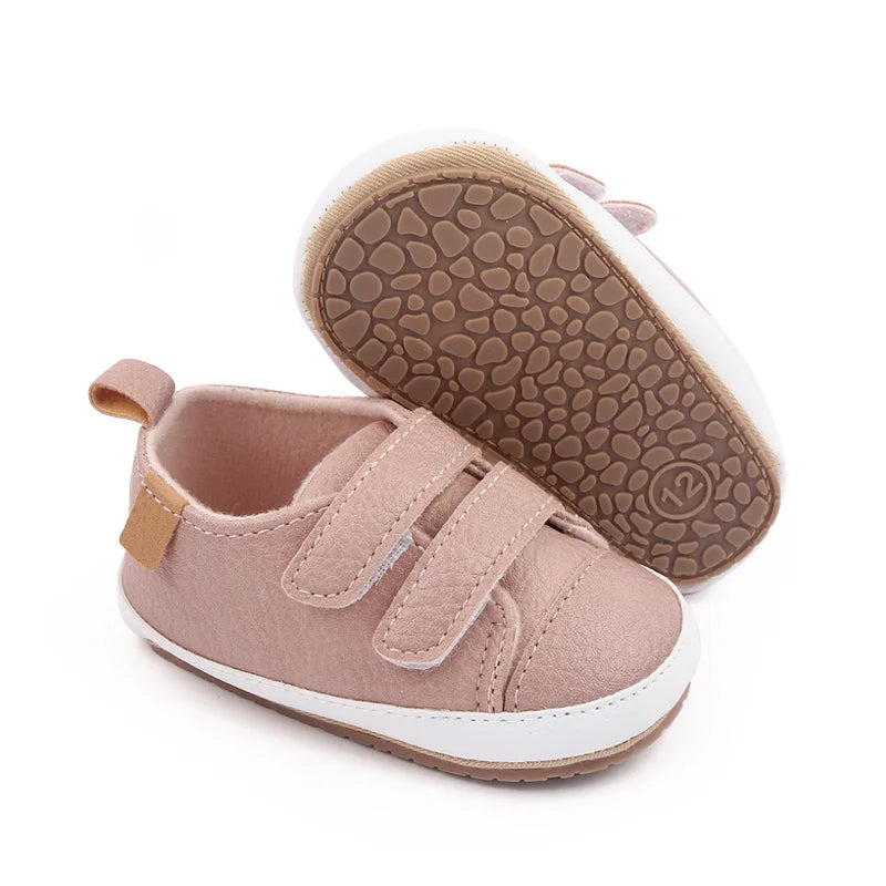 Baby Casual Sneaker Spring and Autumn Soft PU and TPR Sole Anti-slip High Quality Hot Selling 2023 New Fashion for Toddler 0-12M The Little Baby Brand The Little Baby Brand