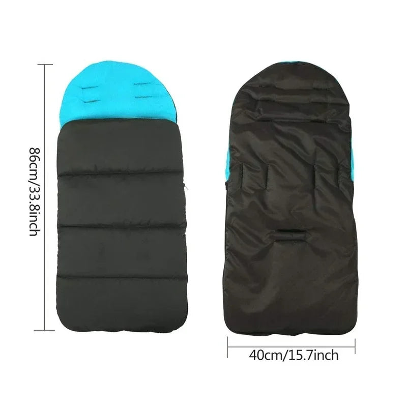 Blanket Cosy Toes Buggy Seat Soft Warm Windproof Newborn Sleeping Bag Cushion Universal Stroller Footmuff Coverfor Baby Thick The Little Baby Brand The Little Baby Brand