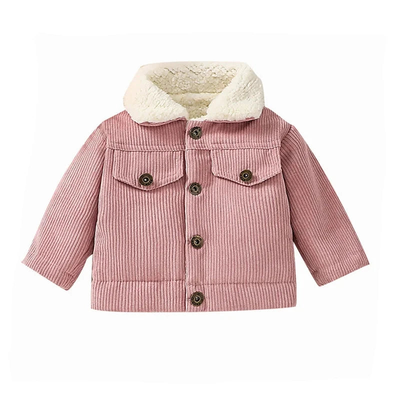 Winter Autumn Baby Coats Full Sleeve Think Warm Boy Girl Clothes Soild Pageant Handsome 2024 New Style Spring Infant Jacket Baby The Little Baby Brand The Little Baby Brand