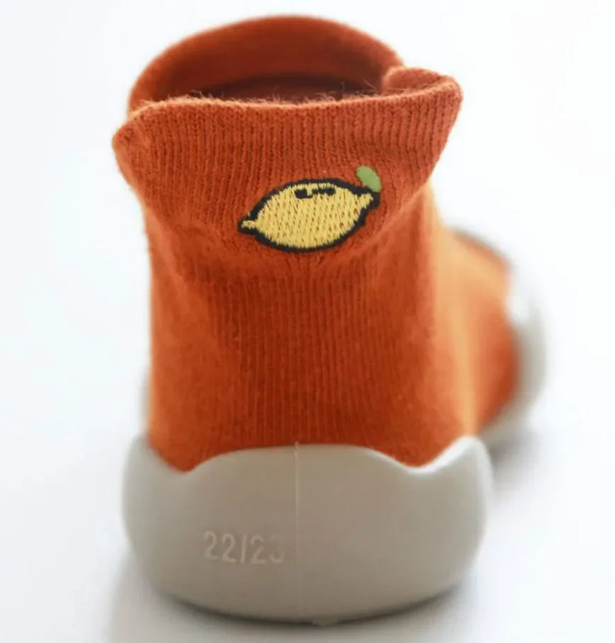 Spring and Autumn Children's Walking Shoes Soft Sole Silicone Cartoon Pure Cotton Baby Shoes Kindergarten Baby Socks Shoes The Little Baby Brand The Little Baby Brand