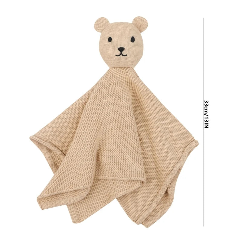 Safe Cotton Baby Towel Newborn Appease Towel Soft Baby Cotton Comforter Security Blanket kawaii Bear Sleeping Dolls Face Towel The Little Baby Brand The Little Baby Brand