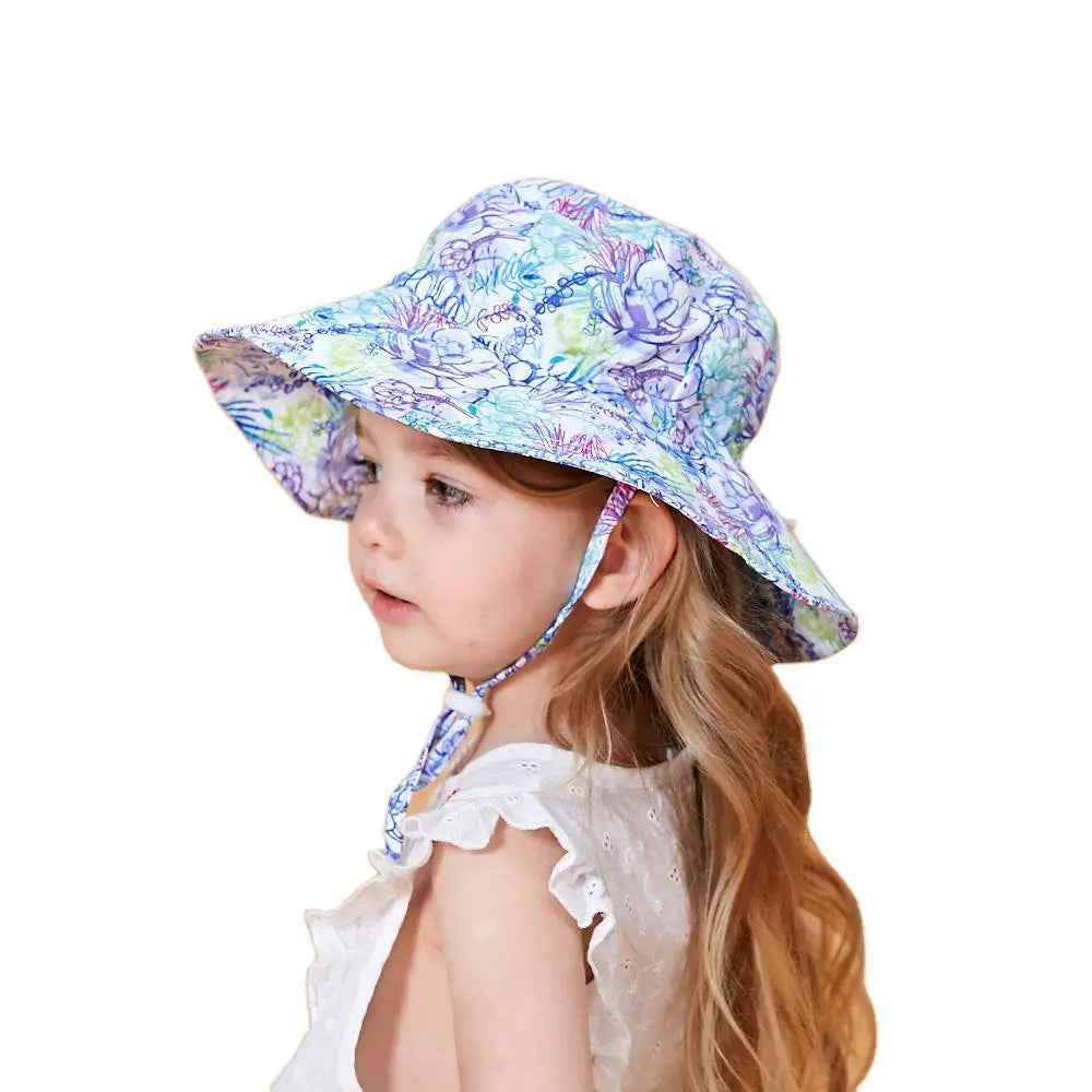 Girls Boys Outdoor Anti UV Beach Cap Summer Baby Sun Hat Kids Bucket Cap The Little Baby Brand The Little Baby Brand