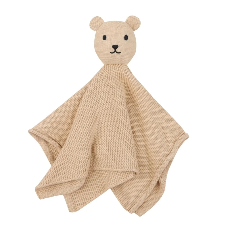 Safe Cotton Baby Towel Newborn Appease Towel Soft Baby Cotton Comforter Security Blanket kawaii Bear Sleeping Dolls Face Towel The Little Baby Brand The Little Baby Brand