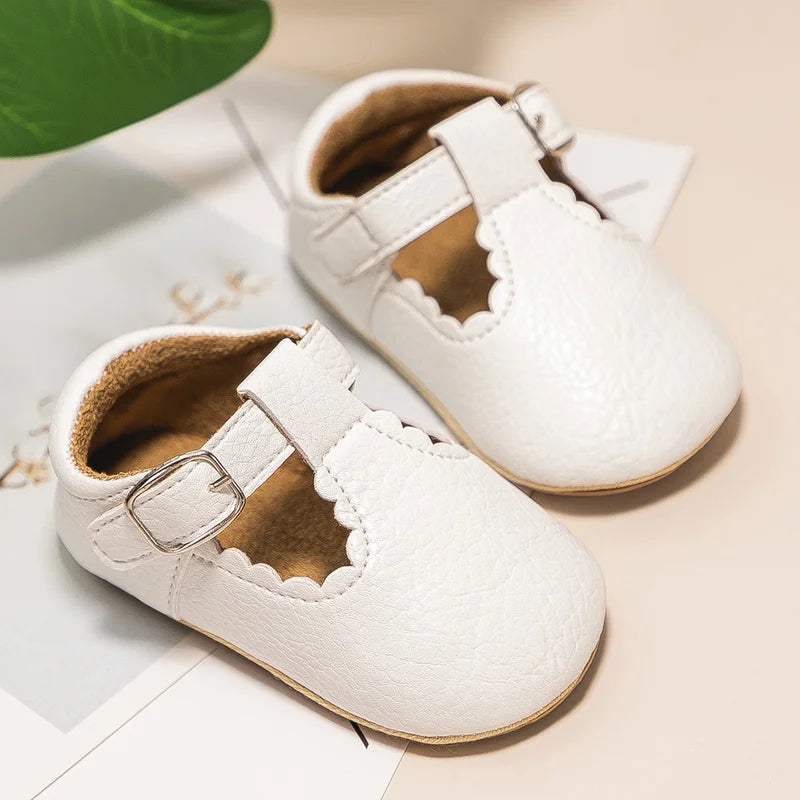 New Baby Shoes Leather Baby Boy Girl Shoes Rubber Sole Anti-slip Multicolor Toddler First Walkers Newborn Crib Toddler Shoes The Little Baby Brand The Little Baby Brand