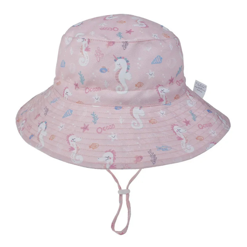 Girls Boys Outdoor Anti UV Beach Cap Summer Baby Sun Hat Kids Bucket Cap The Little Baby Brand The Little Baby Brand