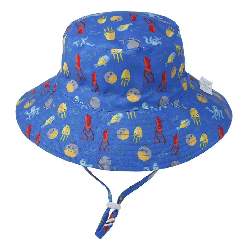 Girls Boys Outdoor Anti UV Beach Cap Summer Baby Sun Hat Kids Bucket Cap The Little Baby Brand The Little Baby Brand