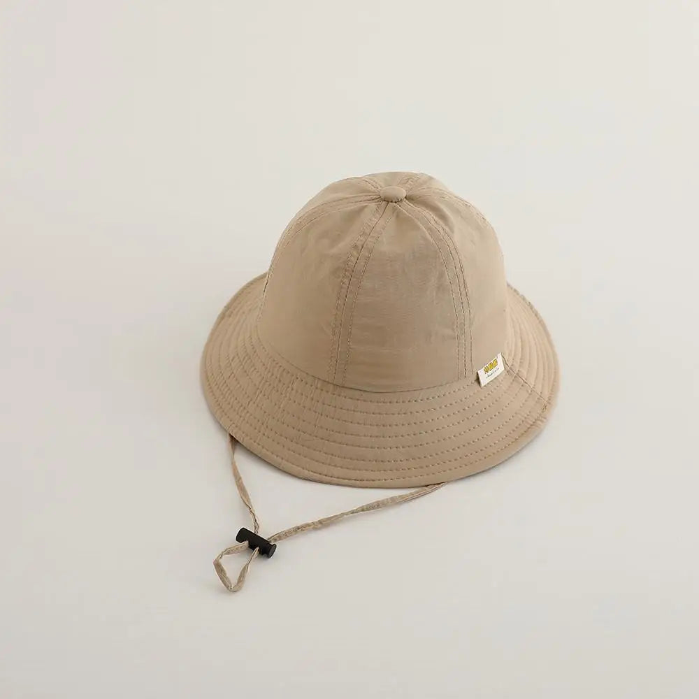 New Fashion Boy Infant Solid Fisherman's Hat Girl Baby Cotton Basin Cap Children Simple Casual Caps Kid Outdoor Sunscreen Hats The Little Baby Brand The Little Baby Brand