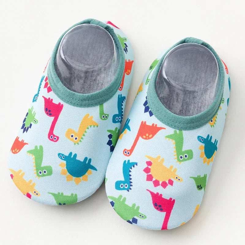 Children Swimming Surf Sports Sneakers Summer Thin Anti-slip Aqua Swim Floor Socks Baby Kids Cartoon Pool Beach Water Shoes The Little Baby Brand The Little Baby Brand