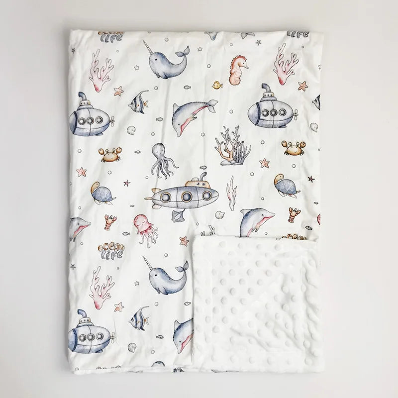 100 * 75 Spring/Summer New Baby Bean Blanket The Little Baby Brand The Little Baby Brand