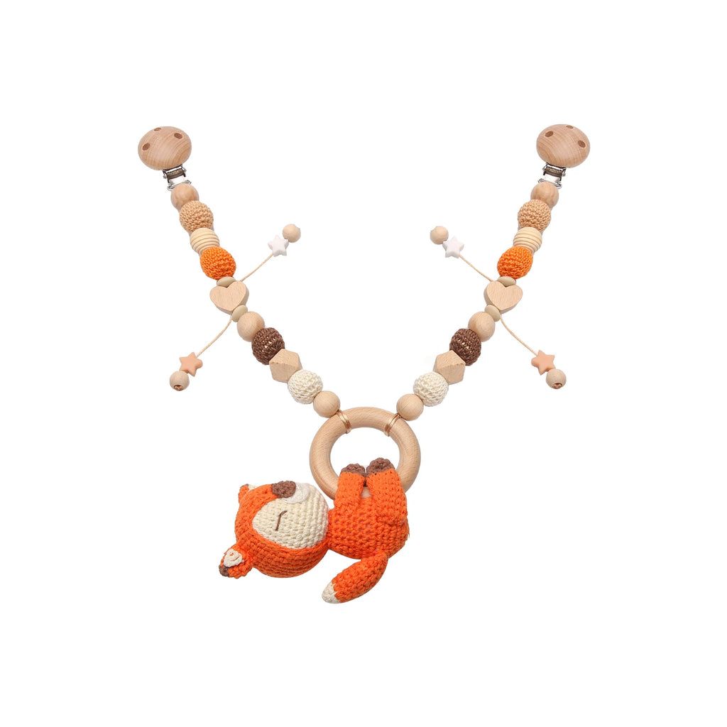 Baby Crochet Stroller Toys Wooden Hanging Ocean Stroller Teething Rattle Bell Animal Mobiles Gym Stroller Pendants Gifts Toys The Little Baby Brand The Little Baby Brand