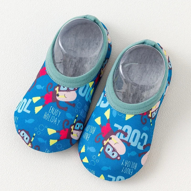 Children Swimming Surf Sports Sneakers Summer Thin Anti-slip Aqua Swim Floor Socks Baby Kids Cartoon Pool Beach Water Shoes The Little Baby Brand The Little Baby Brand