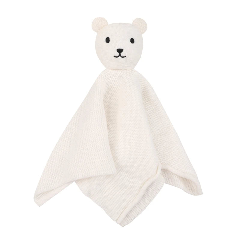 Safe Cotton Baby Towel Newborn Appease Towel Soft Baby Cotton Comforter Security Blanket kawaii Bear Sleeping Dolls Face Towel The Little Baby Brand The Little Baby Brand