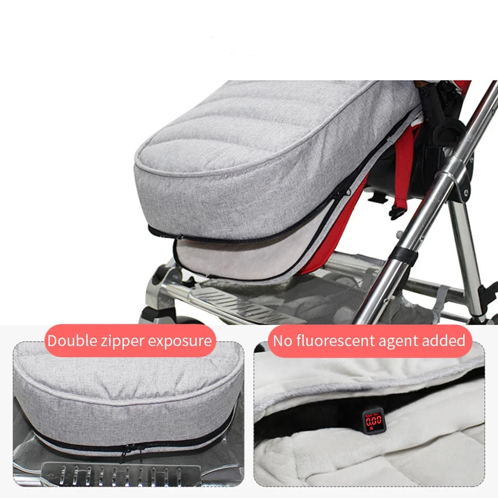 Baby Stroller Sleeping Bag Newborn Windproof Cushion Footmuff Pram Sleepsacks Infant Winter cart Sleep Sack Car Bags For Babies The Little Baby Brand The Little Baby Brand