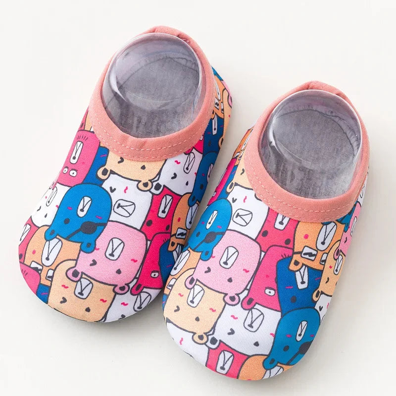 Children Swimming Surf Sports Sneakers Summer Thin Anti-slip Aqua Swim Floor Socks Baby Kids Cartoon Pool Beach Water Shoes The Little Baby Brand The Little Baby Brand