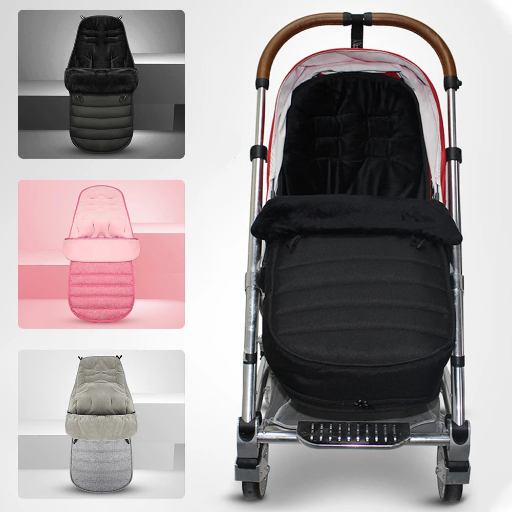 Baby Stroller Sleeping Bag Newborn Windproof Cushion Footmuff Pram Sleepsacks Infant Winter cart Sleep Sack Car Bags For Babies The Little Baby Brand The Little Baby Brand