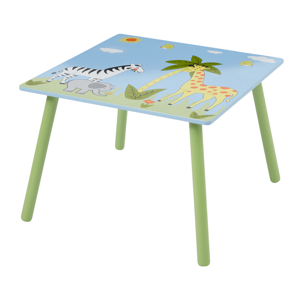 Nursery Wooden Safari Animal Table & Chairs Liberty House Toys The Little Baby Brand